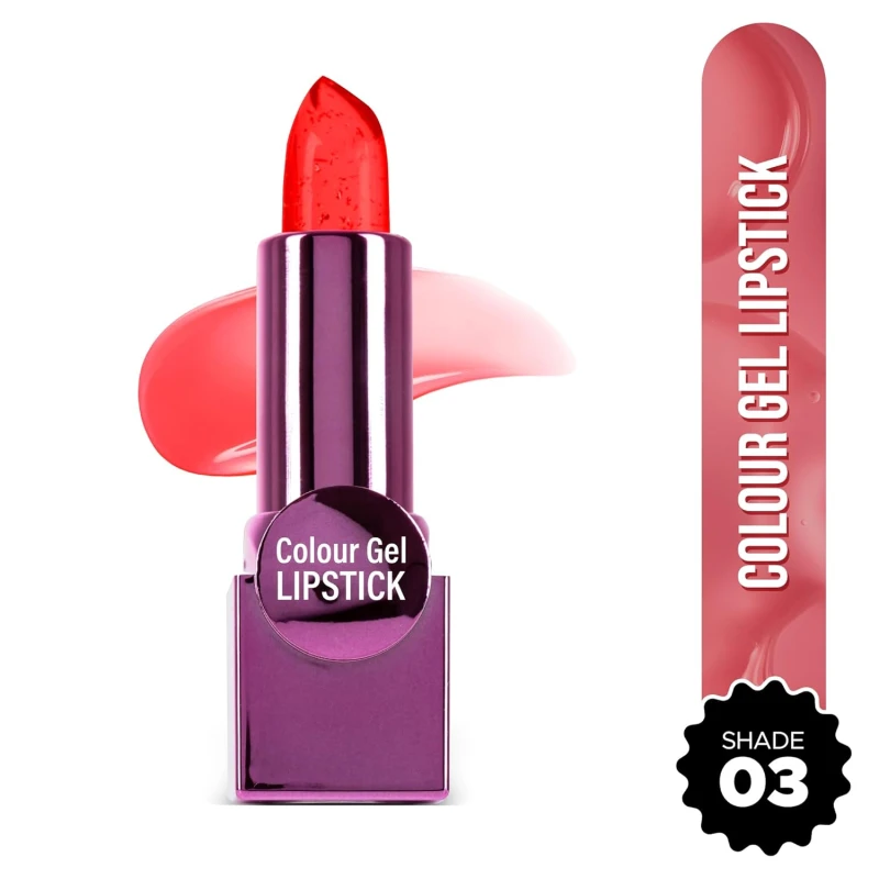 Hilary Rhoda Colour Gel Lipstick | PH Colour-Changing & Highly Pigmented Lipstick| Hydrating | Glossy Finish Lasts Up To 12 Hour (Shade 03) – 3.6g thumbnail 2
